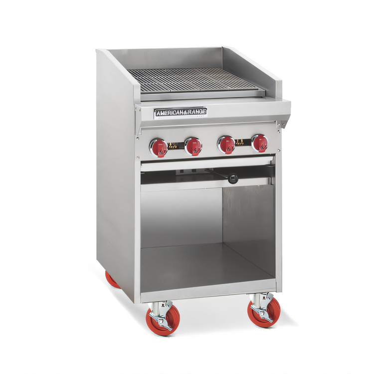 Product image #2 for American Range ADJF-24 24-Inch Gas Adjustable Underfired Charbroiler with Cabinet Base