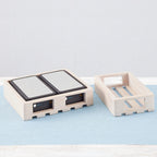 Thumbnail image #2 for American Metalcraft MWHS2 Rectangular Sun-Bleached Wooden Serving Crate, 11-5/8 Inch Case of 8