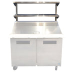 Thumbnail image #2 for Hoshizaki HS-5163 Adjustable Double 16-Gauge Stainless Steel Overshelf for 27-Inch Wide Cabinet