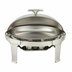 Thumbnail image #2 for Madison 8 Qt Oval Stainless Steel Roll-Top Chafer with Mirror Finish