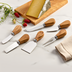 Thumbnail image #2 for Stamped Hard Cheese Knife with Olive Wood Handle
