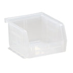 Thumbnail image #2 for Quantum QUS250CL Stack & Hang Shelf Bin, Clear Polypropylene, 16-1/2"W x 14-3/4"L x 7"H Case of 6