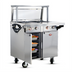 Thumbnail image #2 for FWE Handy Line Mobile Heated Serving Cabinet with 2 Wet Wells and 14-Pan Understorage