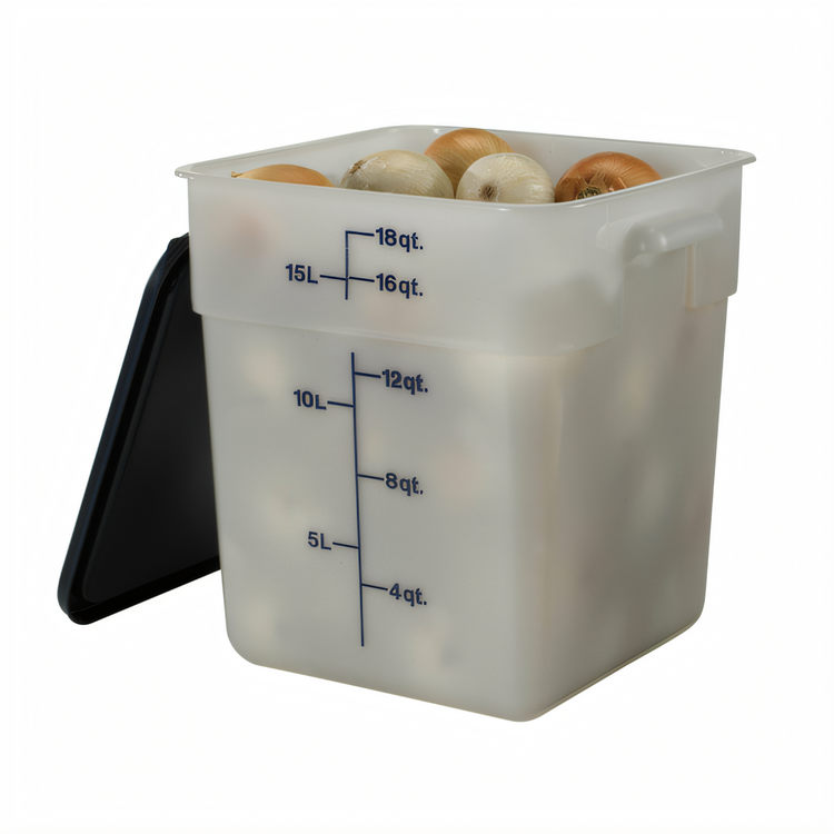 Product image #2 for Cambro 18SFSP148 CamSquare® Commercial Food Storage Containers Case of 6