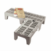 Thumbnail image #2 for Cambro S-Series 30 x 21 x 12-Inch Slotted Top Polypropylene Dunnage Rack, 1,500 lb Capacity