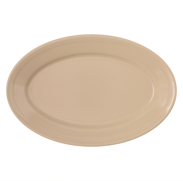 Product image #2 for Dallas Ware® Oval Melamine Platter, 9-1/4 x 6-1/4 Inch, Tan