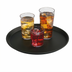 Thumbnail image #2 for Cambro Camtread 9-Inch Round Non-Skid Fiberglass Serving Tray, Black Satin