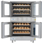 Thumbnail image #2 for Koolmore KM-DCCO54-LP 38-Inch Full-Size Double-Deck Propane Commercial Convection Oven, 3-Pan Capacity per Compartment