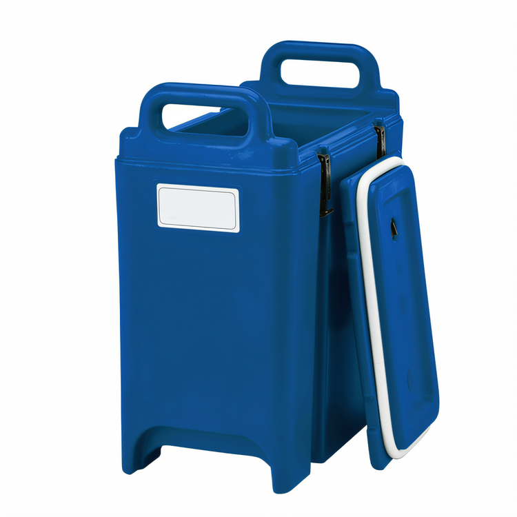 Product image #2 for Cambro Camtainer 3.375-Gallon Insulated Soup Carrier / Beverage Server, Navy Blue, No Spigot