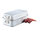 Thumbnail image #2 for Vollrath Wear-Ever® 68367 17.75 Qt Aluminum Roasting Pan Bottom, 20 x 11.13 x 5.5 in, Without Cover Case of 2