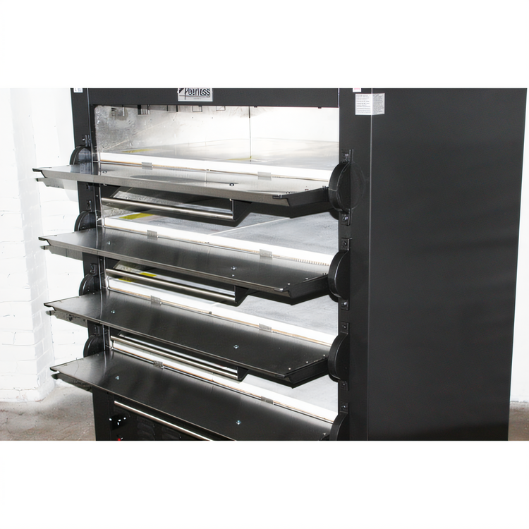 Product image #2 for Peerless 2324M 4-Deck Gas Mexican Oven with 33 x 22 Inch Steel Deck Interiors