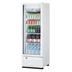 Thumbnail image #2 for Turbo Air Super Deluxe 19.02 Cu. Ft. Single-Section Glass Door Refrigerated Merchandiser, Bottom-Mounted, Right-Hinged