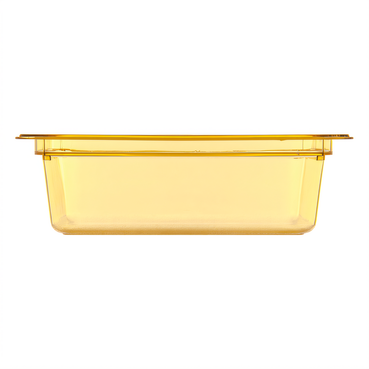 Product image #2 for StorPlus High Heat Half-Size Amber Polyethersulfone Food Pan, 4-Inch Deep