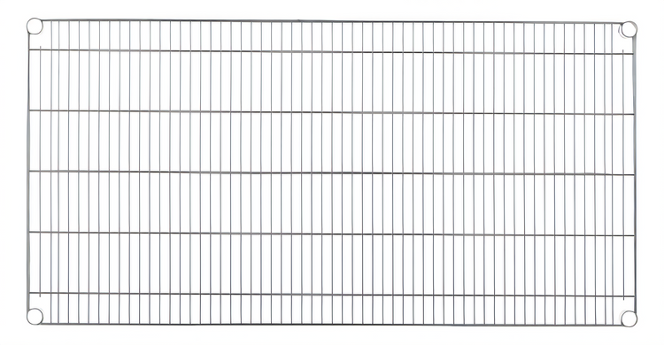 Product image #2 for Olympic 24" x 48" Commercial Wire Shelf, Chromate Finish