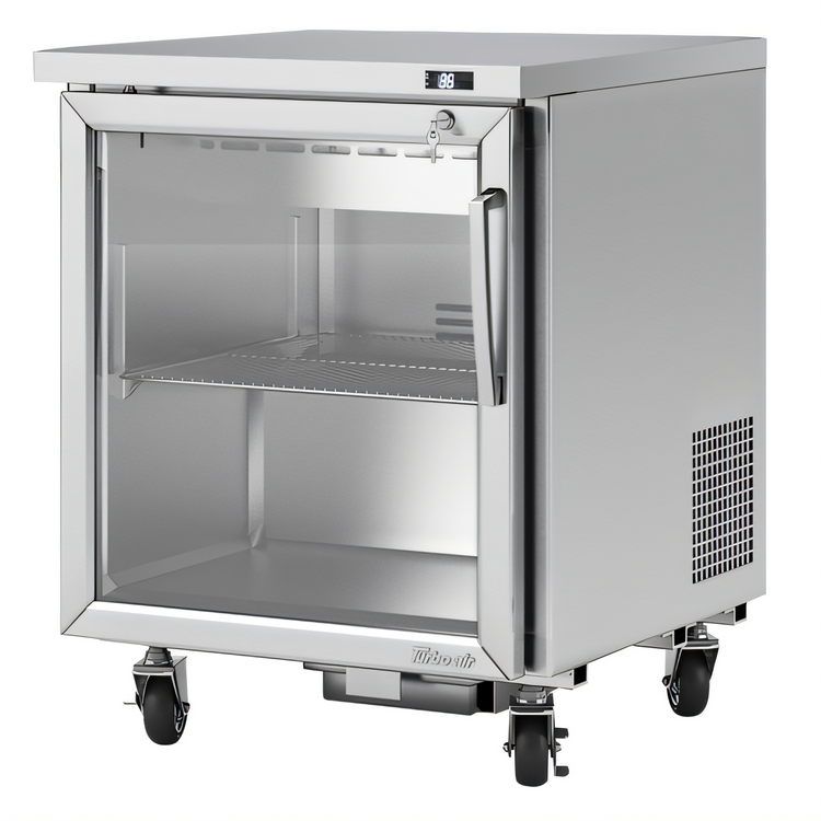 Product image #2 for Turbo Air PRO Series 1-Section Undercounter Glass Door Refrigerator, 6.8 Cu. Ft.