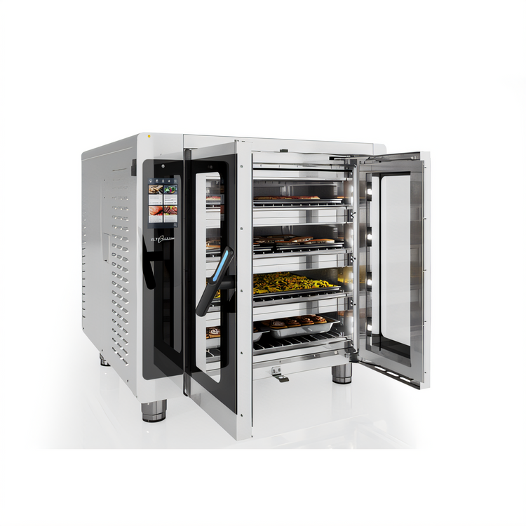 Product image #2 for Alto-Shaam Vector Series F Series Full-Size Electric Multi-Cook Oven, 4 Chambers, 8 Half-Size Sheet Pan Capacity