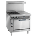 Thumbnail image #1 for Imperial Spec Series Heavy Duty 36-Inch Modular Countertop Gas Range with 3 Open Burners and 3 Hot Tops