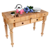 Thumbnail image #2 for John Boos Cucina Rustica 30-Inch x 24-Inch Butcher Block Work Table with 4-Inch End Grain Maple Top and 1 Drawer