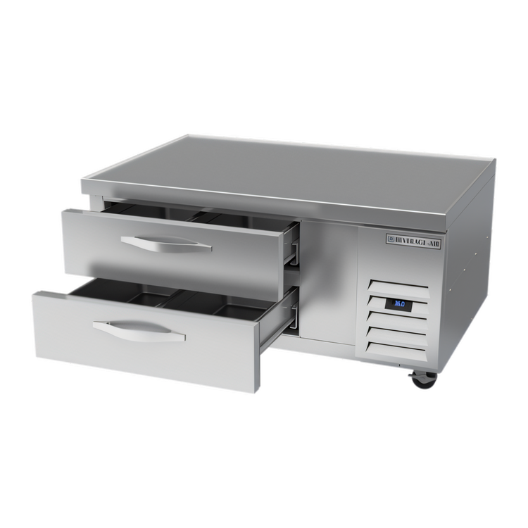 Product image #2 for Beverage-Air One-Section Two-Drawer Worktop Cook Stand Refrigerator