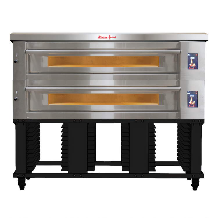 Product image #2 for Marra Forni ELST73-44/2 Two-Deck Electric Stackable Deck Oven with 73 x 44-Inch MarraStone Surfaces