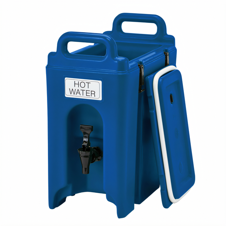 Product image #2 for Cambro Camtainer 2-1/2 Gallon Insulated Beverage Carrier, Navy Blue