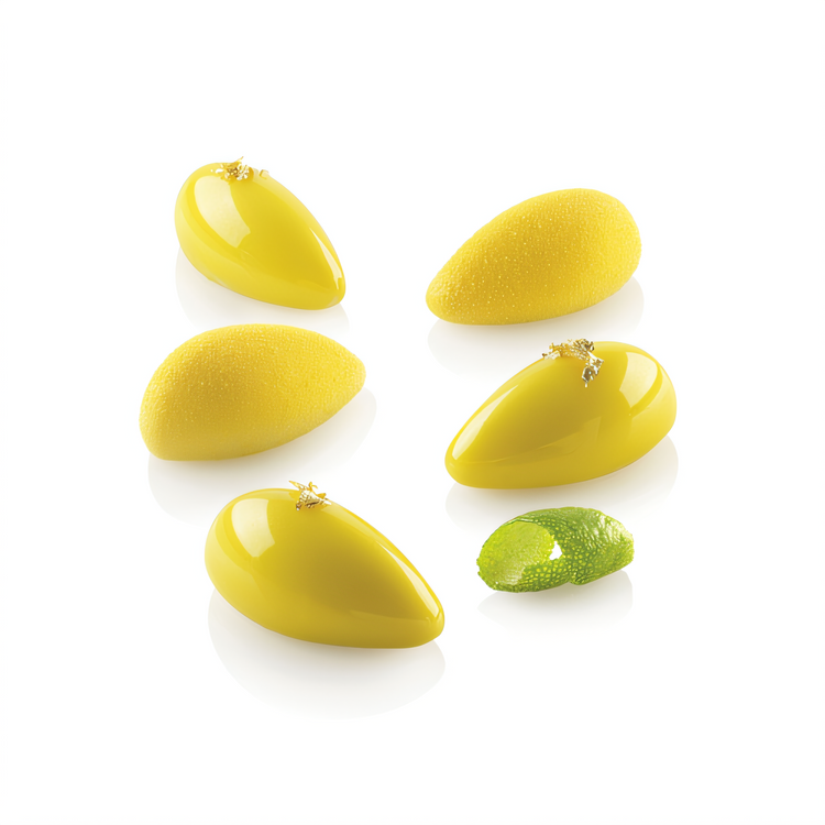 Product image #2 for Louis Tellier US CURVEQUENELL10 CurveFlex Pastry & Baking Molds Case of 10