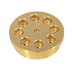 Thumbnail image #2 for Omcan #59 Bucatini Brass Pasta Die, 3 mm