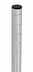 Thumbnail image #2 for Olympic 74-Inch Mobile Wire Shelving Post for Stem Casters, Chromate Finish