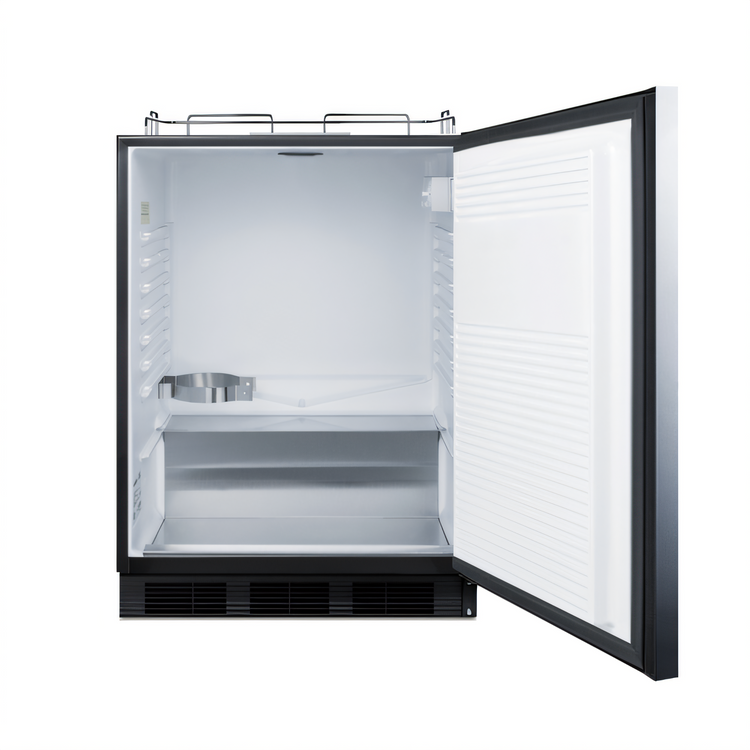 Product image #2 for Summit Commercial ADA Counter Height Draft Beer Dispenser, 5.5 Cu. Ft., 2 x 1/6 Keg Capacity, Stainless Steel Door