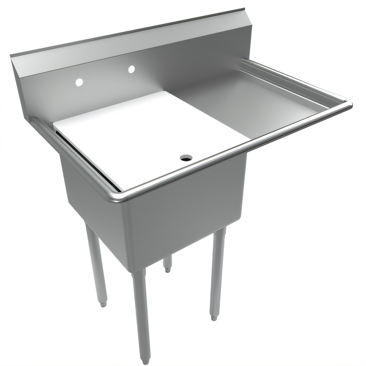 Product image #2 for BK Resources Poly Board Sink Cover for 16 x 20 Inch 1-Compartment Sink