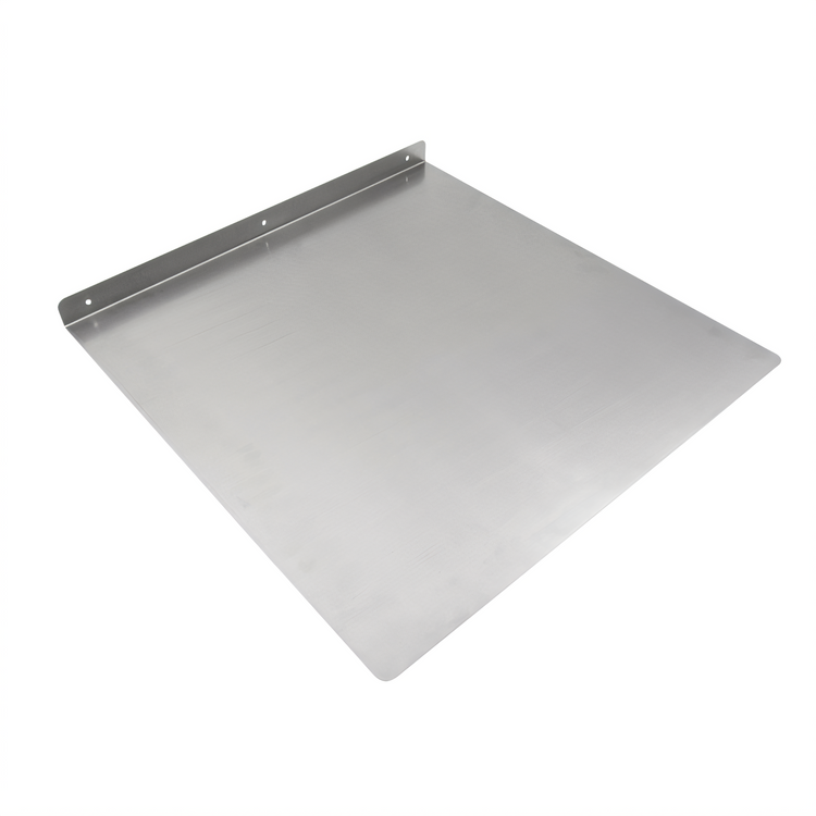 Product image #2 for John Boos Wall-Mount Side Splash for Hand Sinks, 24 x 24 Inches, 18/300 Stainless Steel