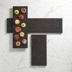Thumbnail image #2 for American Metalcraft MWP32 32-Inch Espresso Wood Platter for Charcuterie, Upton Collection Case of 3