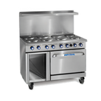 Thumbnail image #1 for Imperial (Middleby) Pro Series IR-4-G24T-E-C-XB 48-Inch Electric Range with 4 Round Elements, 24-Inch Thermostatic Griddle, Convection Oven