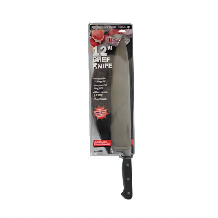 Product image #2 for Acero 12-Inch Forged Chef's Knife, German High Carbon Stainless Steel Blade, Black POM Handle