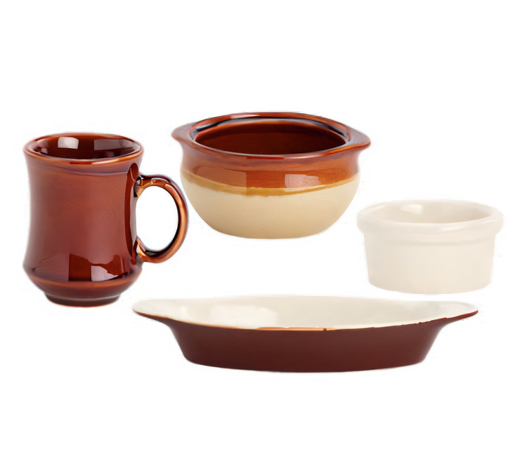 Product image #2 for Dover White 8 oz Narrow Rim Ceramic Rarebit Dish