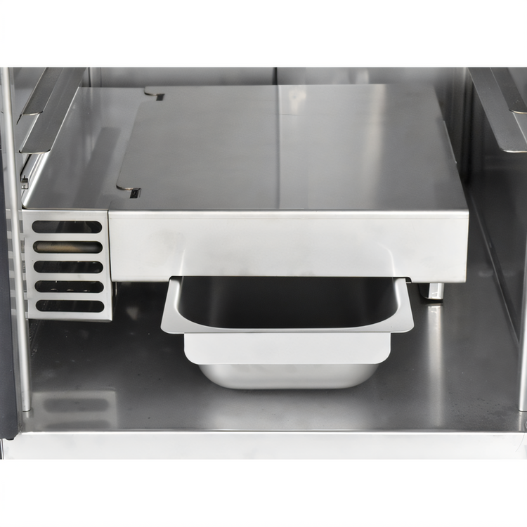 Product image #2 for FWE Mobile Heated Holding Cabinet, 45 Full-Size Pan Capacity, 3-Section, Humi-Temp Heat & Humidity System
