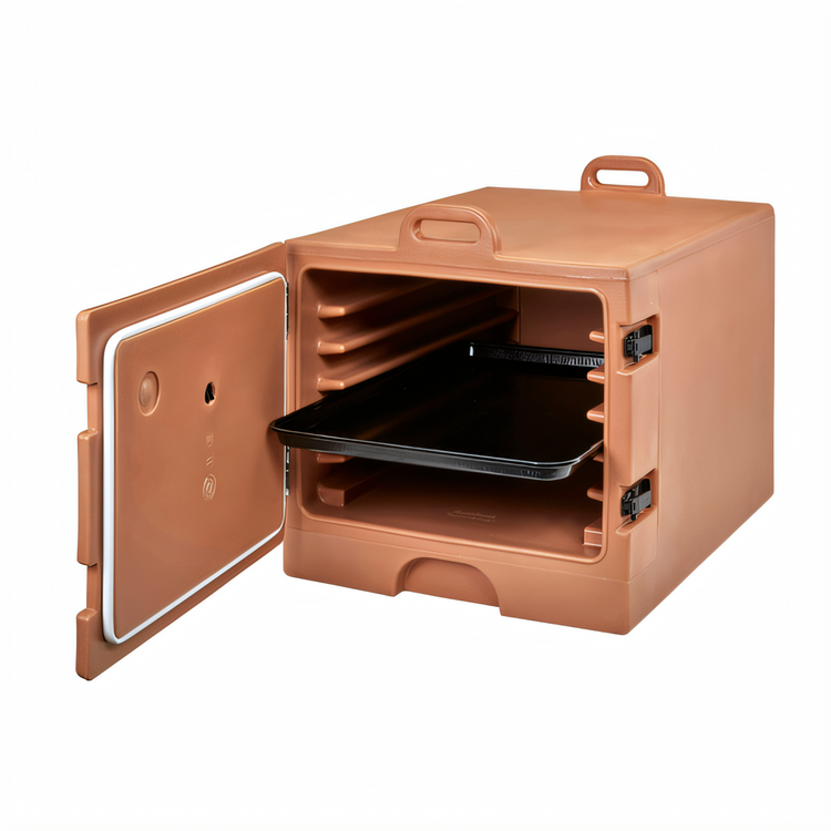 Product image #2 for Cambro Camcarrier Insulated Front-Loading Sheet Pan Carrier for 6 Full-Size 18 x 26 Pans, Coffee Beige
