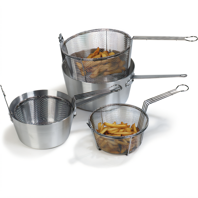 Product image #2 for Carlisle 8-3/4-Inch Round Mesh Fryer Basket with 7-1/2-Inch Handle