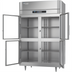 Thumbnail image #2 for Victory UltraSpec 2-Section Reach-In Glass Half-Door Freezer, 46.5 Cu. Ft., Self-Contained, Top-Mounted