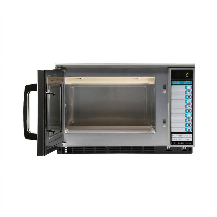 Product image #2 for Sharp Express Defrost Heavy-Duty Stainless Steel Commercial Microwave Oven, 0.7 Cu. Ft., 2100 Watts