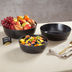 Thumbnail image #2 for Ani Round Black Melamine Serving Bowl, 67 oz.
