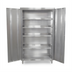 Thumbnail image #2 for John Boos Stainless Steel Underbar Storage Cabinet, 36W x 22-1/2D x 84H, 2 Hinged Locking Doors, 4 Adjustable Shelves