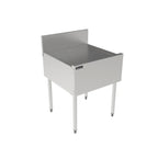 Thumbnail image #1 for Perlick Corporation Top Shelf TSF28DB 28-Inch Stainless Steel Freestanding Underbar Drainboard with 6-Inch Backsplash