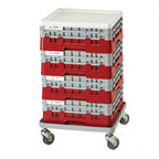 Thumbnail image #2 for Cambro Camrack® CECGR6000 Extender ID Clip, 5"L x 1-9/16"H, Snap-On, Pre-Printed "Grande", White Case of 6