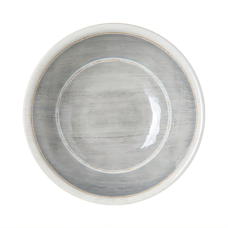 Product image #2 for Grove 20 oz. Smoke Gray Melamine Soup Bowl, 6 Inch Round Rimmed