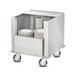 Thumbnail image #2 for Stainless Steel Insulated Unheated Dish Storage Cart for 10-11 Inch Plates