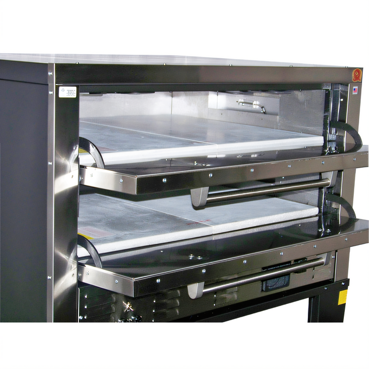 Product image #2 for Peerless CW61B Gas Deck Bake & Roast Oven, 2-Section, 50-Inch Wide