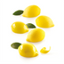 Thumbnail image #2 for Silikomart Curve Flex Series Limone Half Lemon Silicone Baking Mold, 15 Cavities