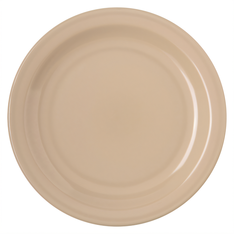 Product image #2 for Dallas Ware® 7-1/5-Inch Tan Round Narrow Rim Melamine Salad Plate
