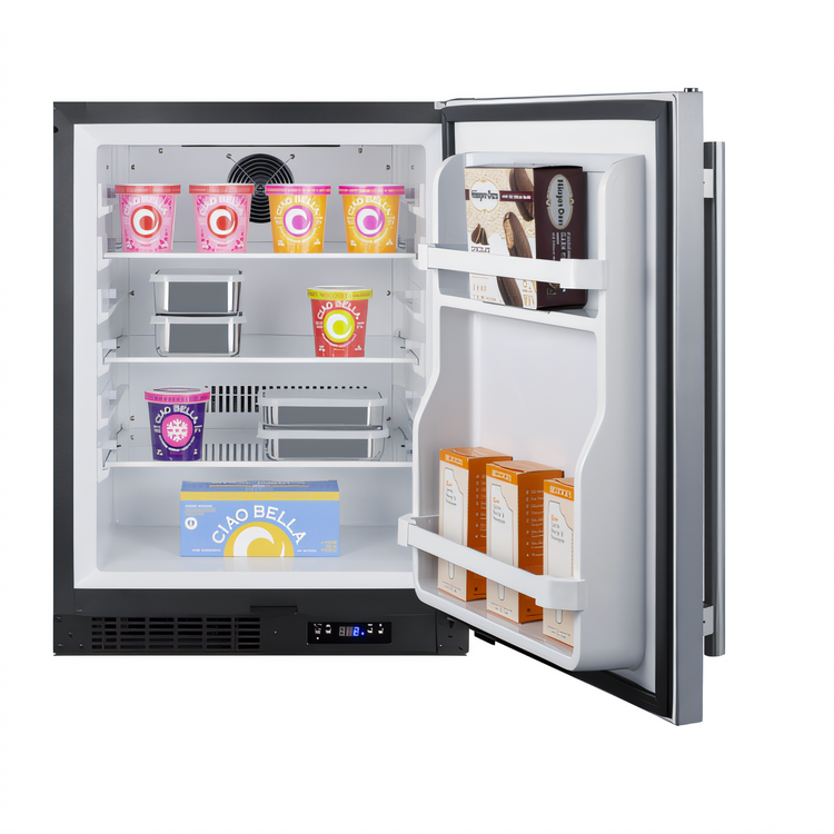 Product image #2 for Summit Appliance ALFZ51 24-Inch Undercounter Upright All-Freezer, 4 Cu. Ft., Stainless Steel Door